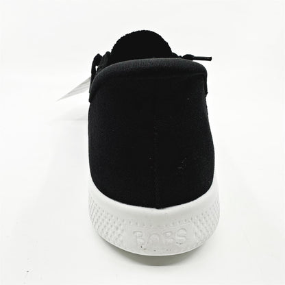 Skechers Bobs Skipper Keep It Sweet Black Womens  Slip On Sneakers