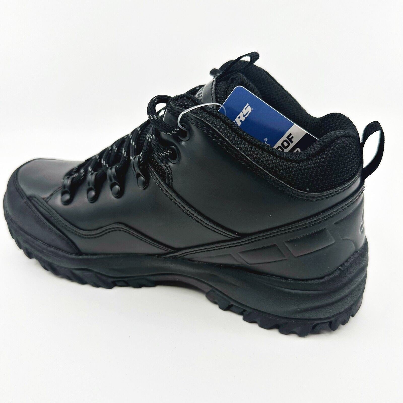Skechers Relment Traven Black Kids Size 4 Waterproof Boots