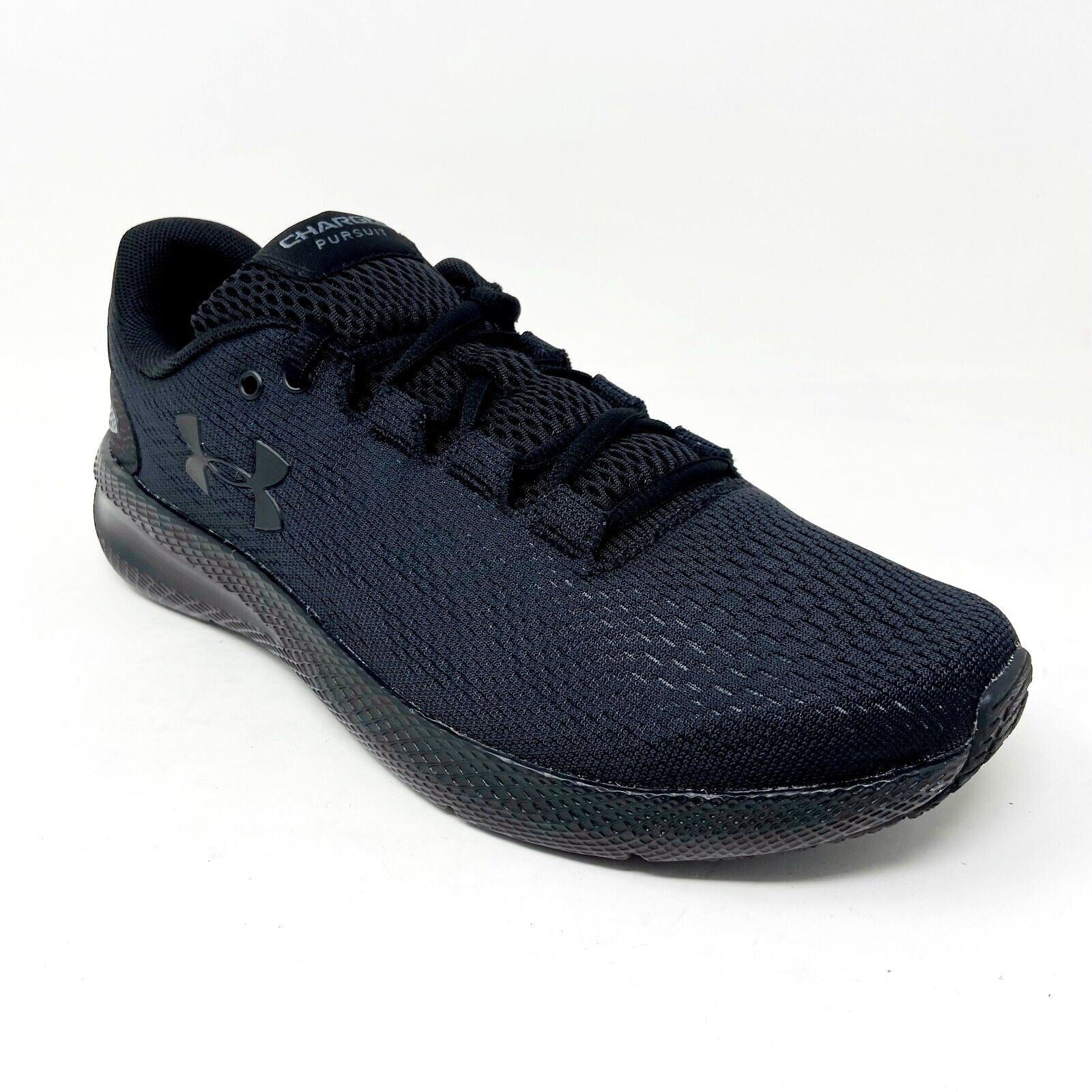 Under Armour UA Charged Pursuit 2 Black Womens Size 9.5 Running Shoes 3022604 00