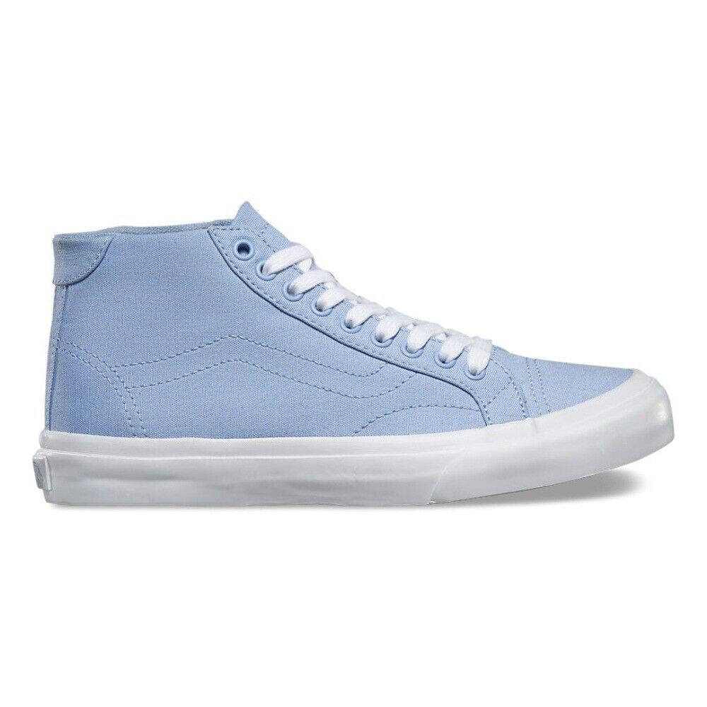 VANS Court Mid (Canvas) Serenity Baby Blue Womens Size 9 Casual Sneakers