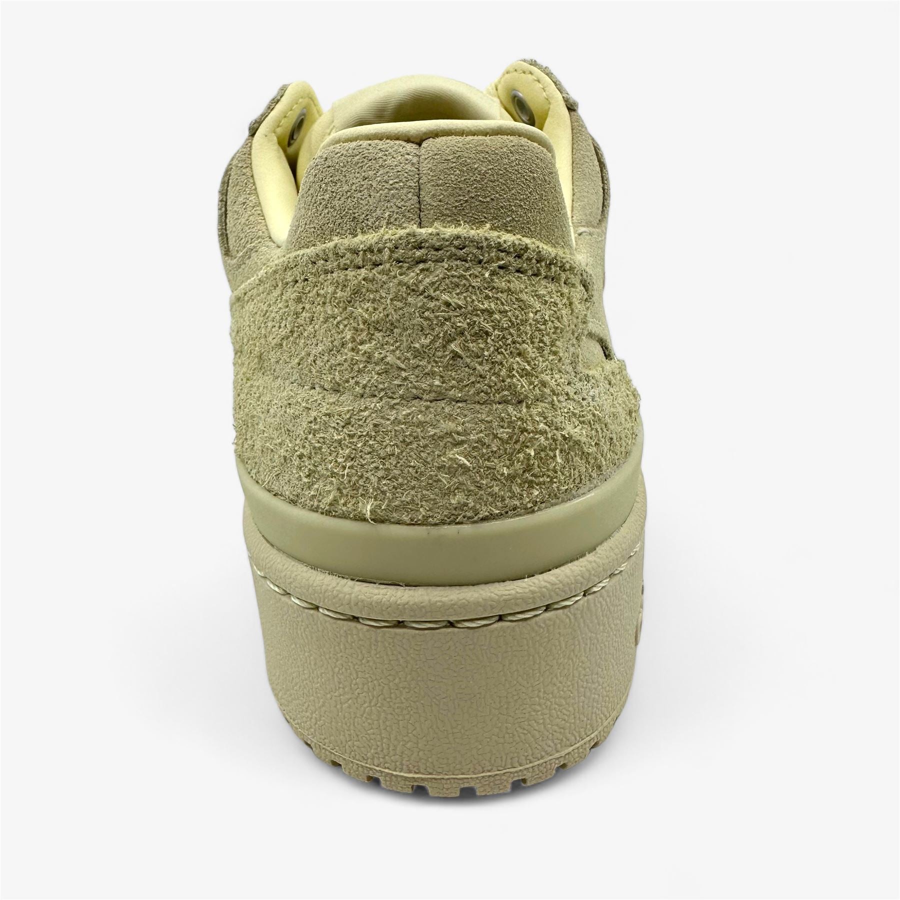 Adidas Forum Bold Stripes Yellow Beige Cream Womens Athletic Sneaker