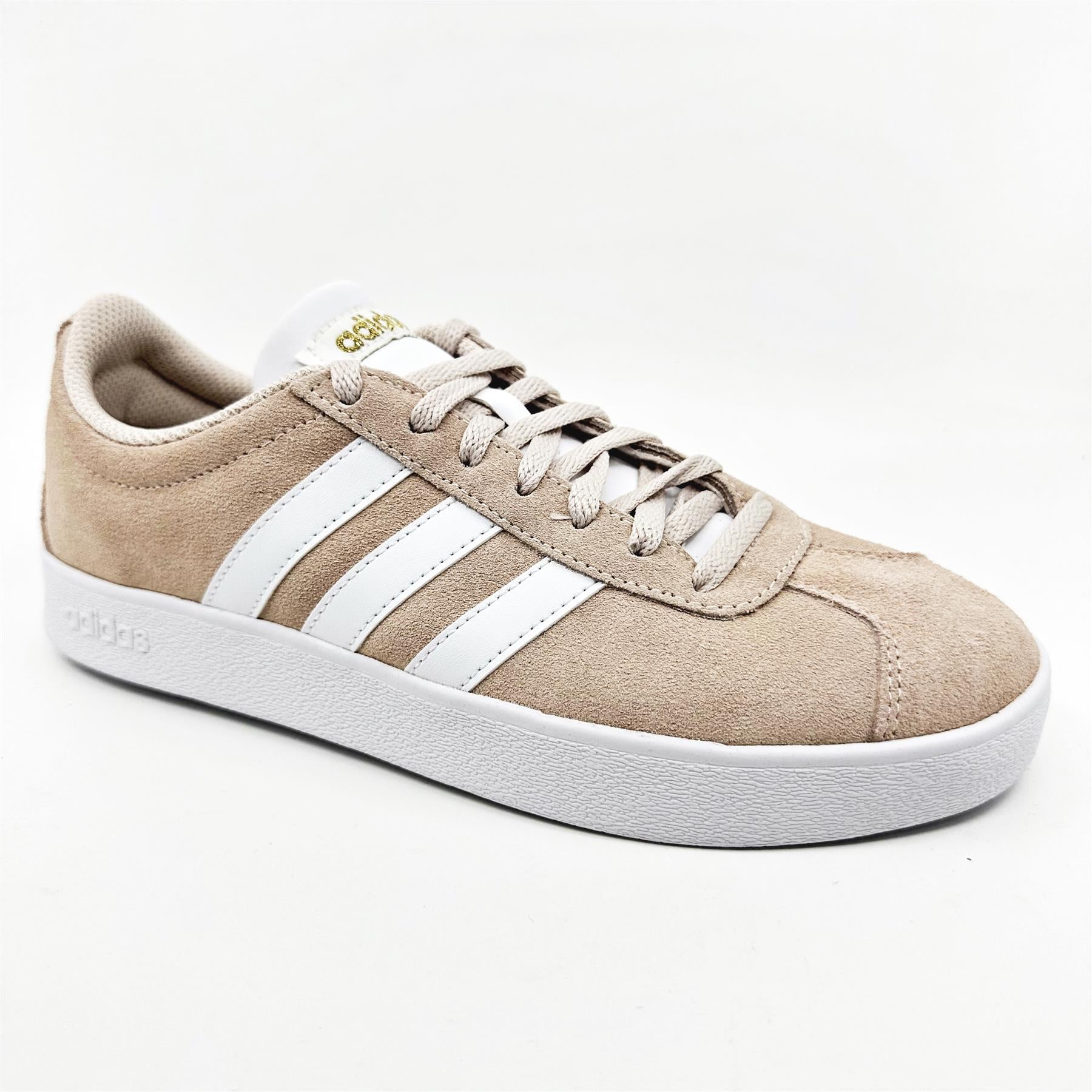 Adidas VL Court 2.0 Wonder Quartz Pink Womens Athletic Sneakers
