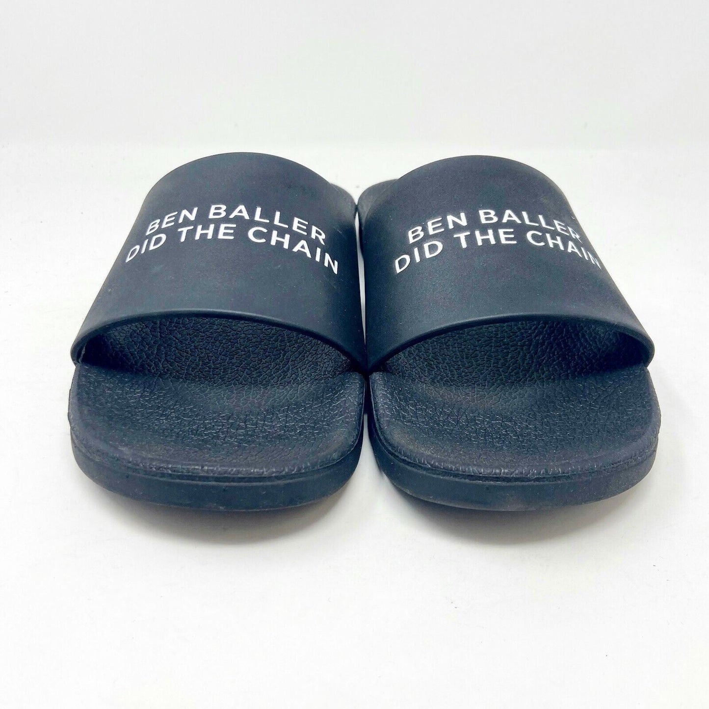 Straye "Ben Baller Did The Chain" Slide Black Mens Size 9 Sandals SZM 8444