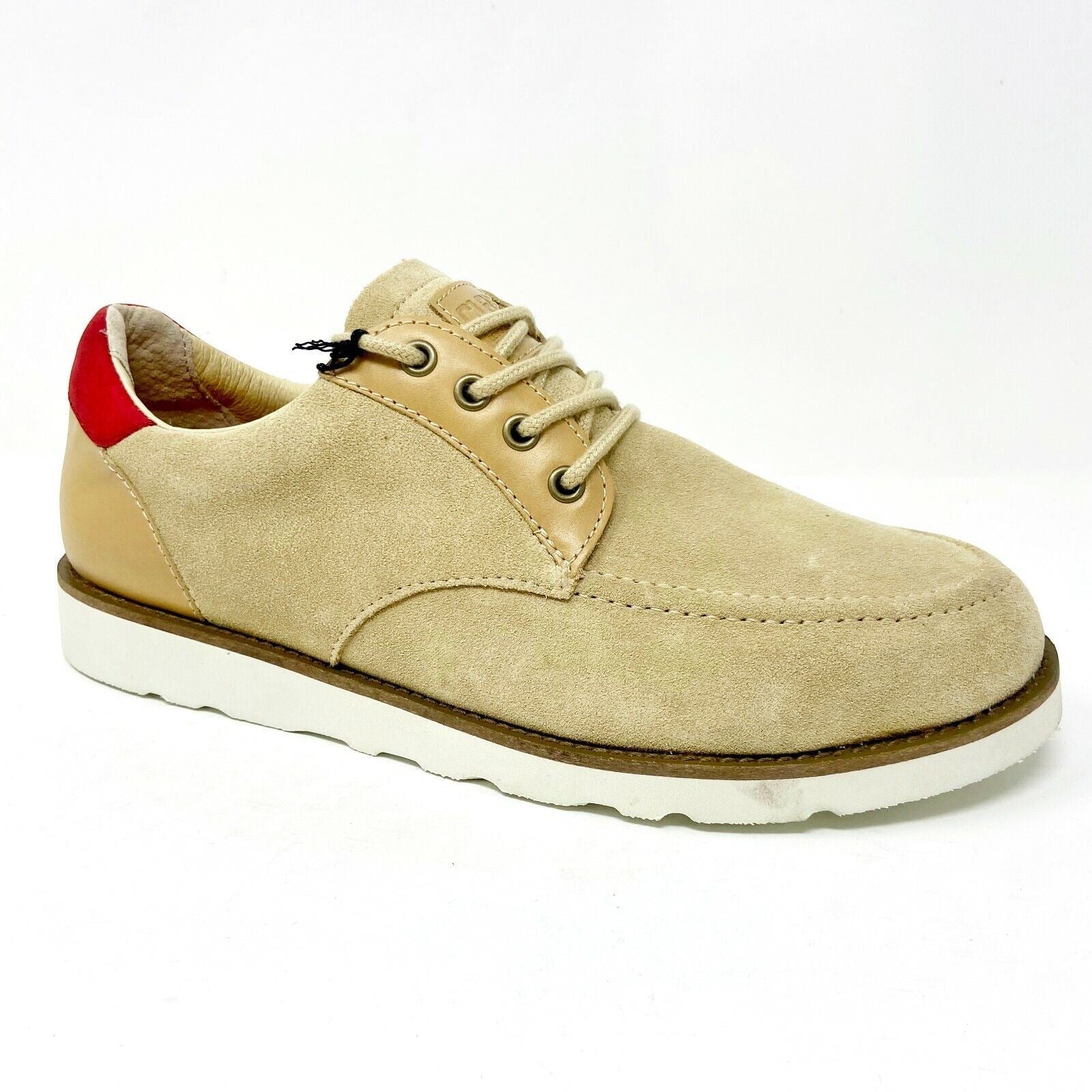Clae Nicholson Camel Suede Vibram Mens Premium Casual Sneakers