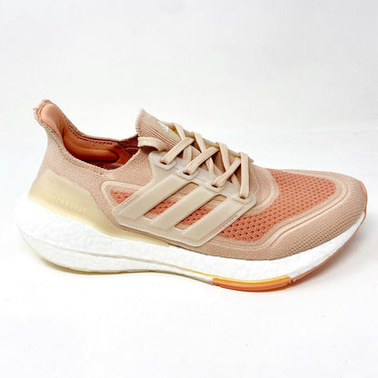 Adidas UltraBoost 21 Halo Blush Pink Womens Running Shoes Sneakers S23838
