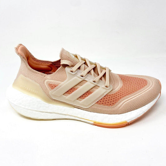 Adidas UltraBoost 21 Halo Blush Pink Womens Running Shoes Sneakers S23838