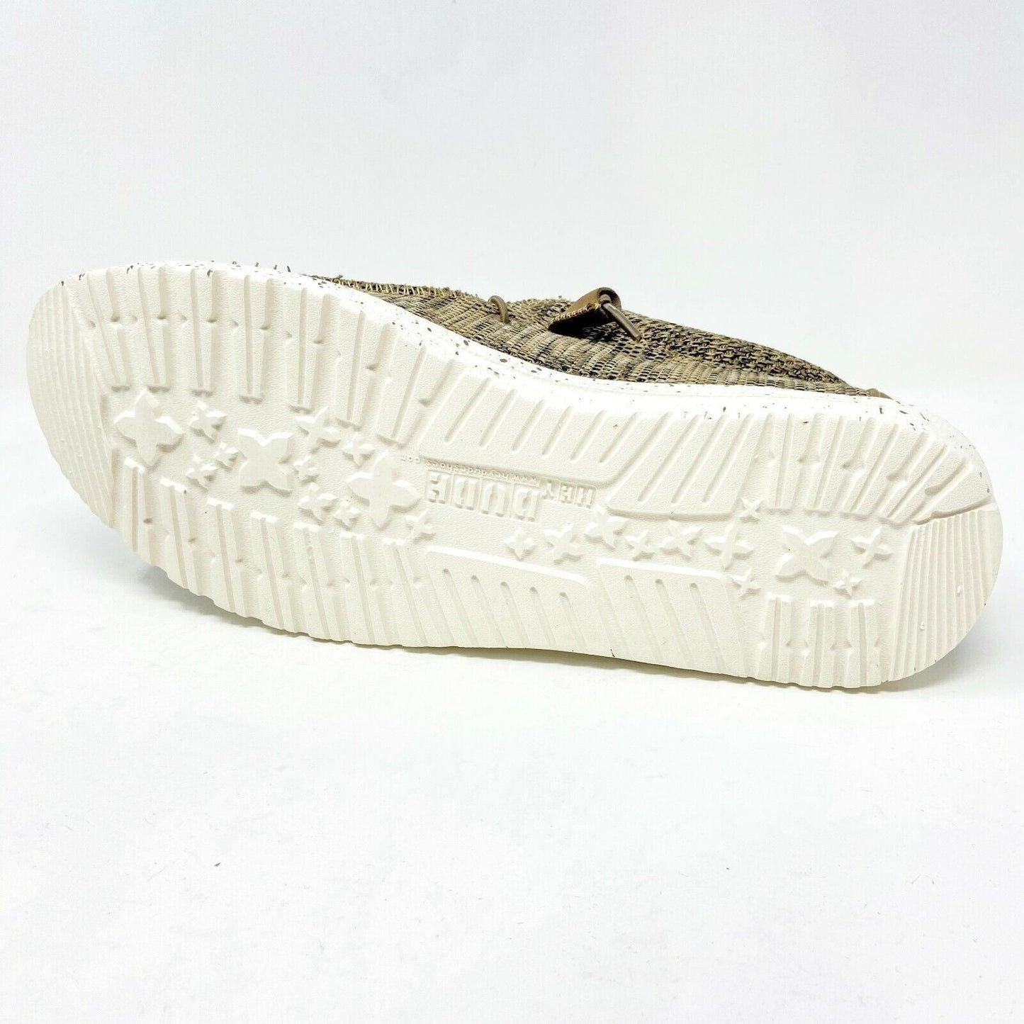 Hey Dude Mens Wally Sox Brown Slip On Comfort Casual Shoes