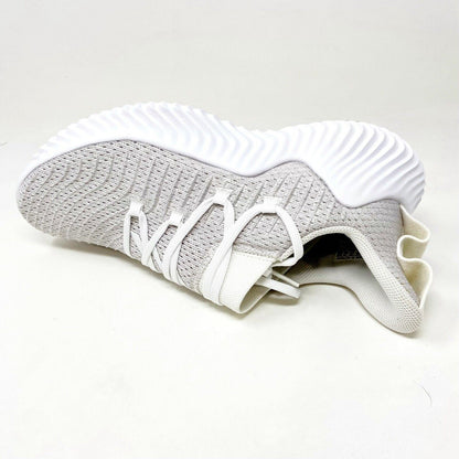 Adidas AlphaBounce Trainer Cloud White Ash Pearl Womens Size 9.5 Sneakers B75780