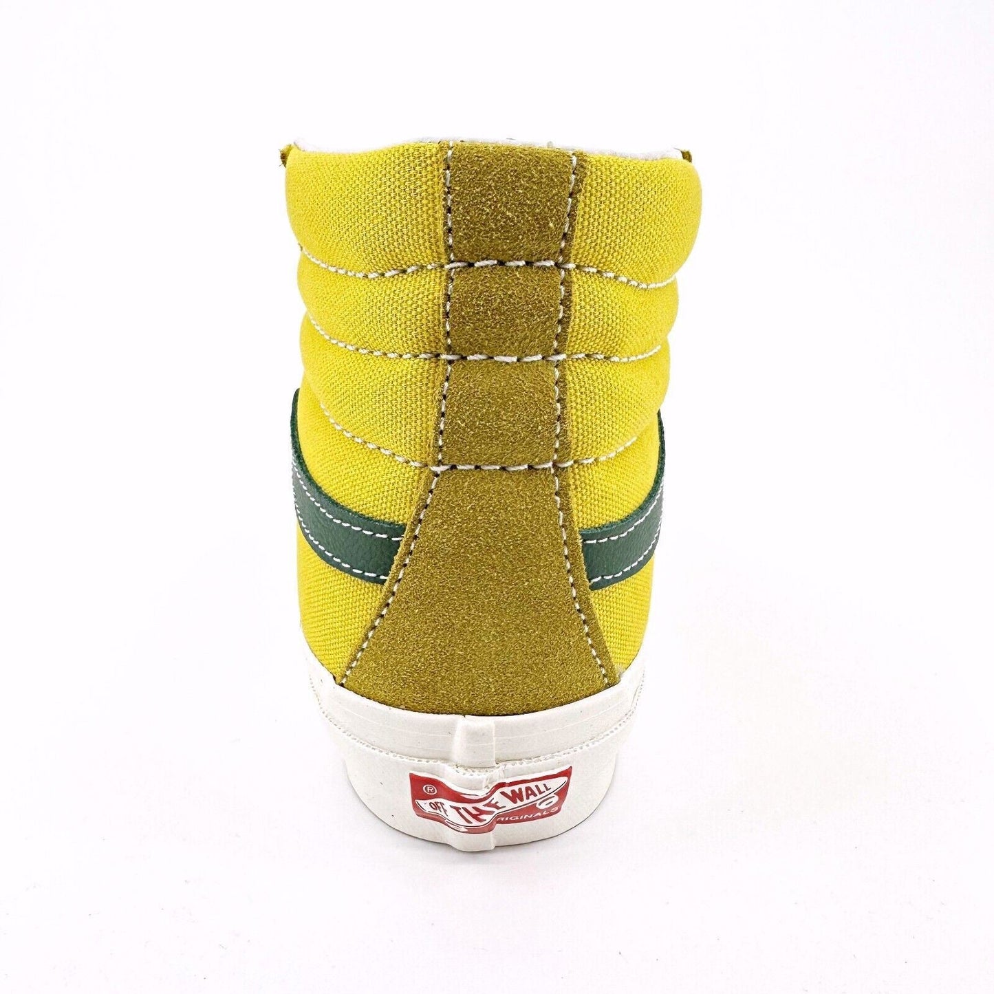 Vans Vault OG Sk8 Hi LX (Suede Canvas) Green Sulphur Mens Casual Shoes