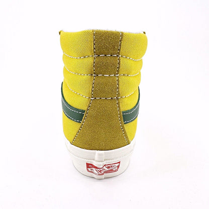 Vans Vault OG Sk8 Hi LX (Suede Canvas) Green Sulphur Mens Casual Shoes