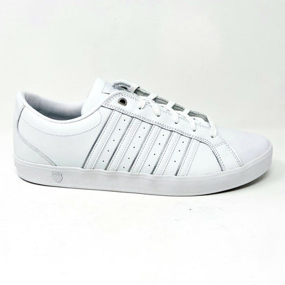 K Swiss Gallen III  Triple White Silver Mens Size 14 Casual Sneakers 01977133