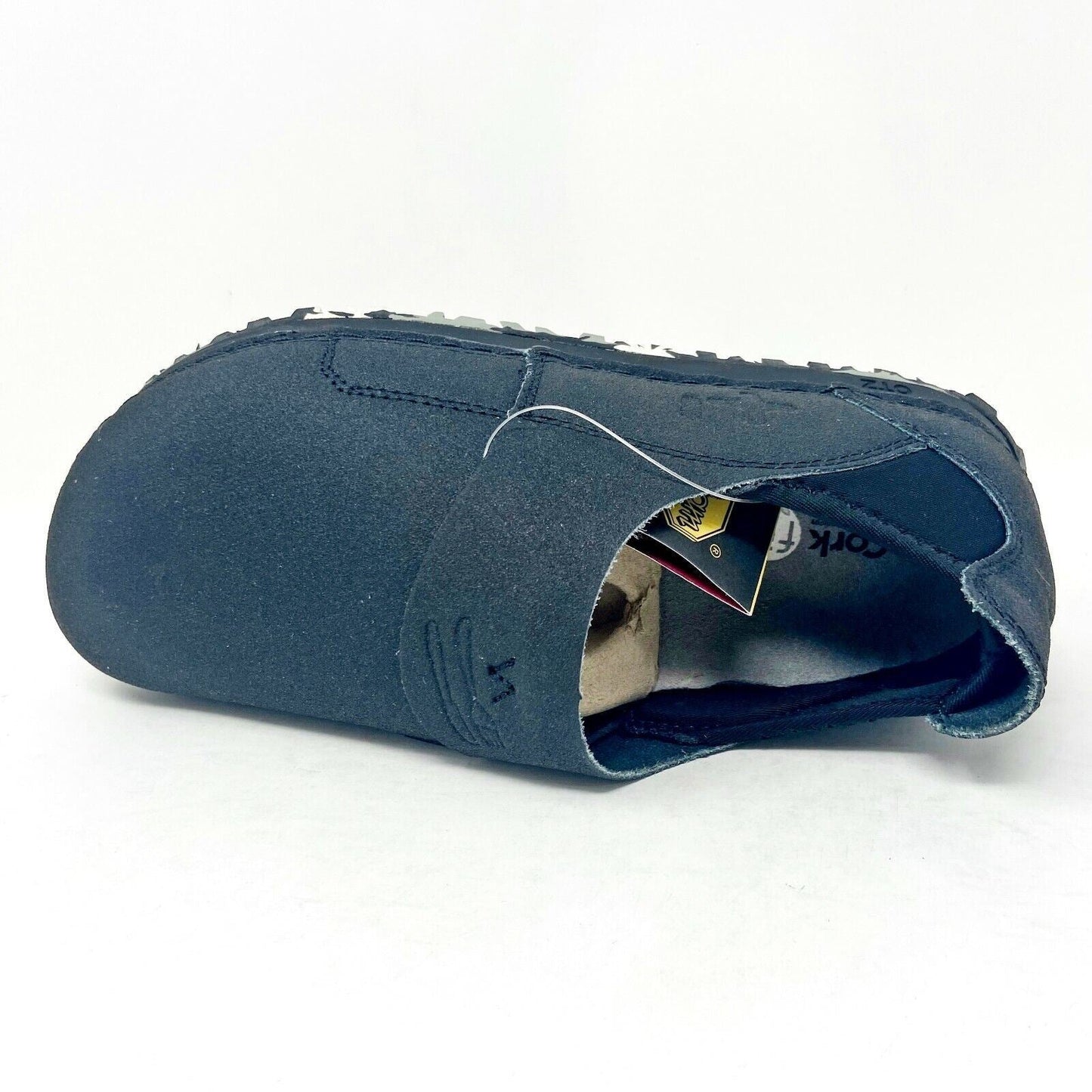 OTZ Shoes Moc MV Leather Radial Duo Black Vibram Womens Slip On Shoes 94117 071
