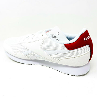 Reebok Royal Classic Jogger 3 White Red Mens Casual Shoes Sneakers EF7805