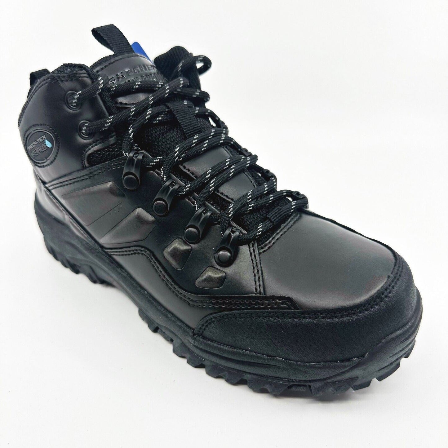 Skechers Relment Traven Black Kids Size 4 Waterproof Boots