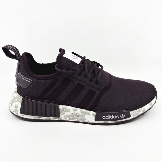 Adidas Originals NMD R1 Shadow Maroon White Womens Sneakers GW9475