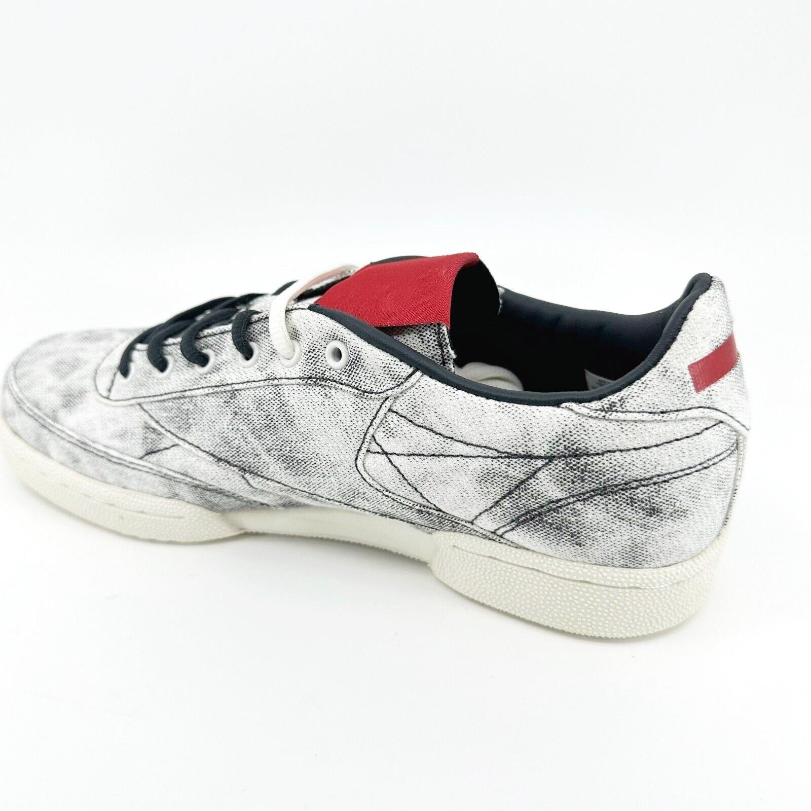 Reebok Club Classic Kendrick Lamar White Black Kids Junior Sneakers BS9002