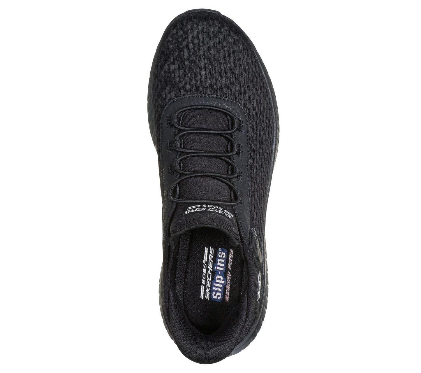 Women's Wide Fit Skechers 117504 Slip-ins Bobs Sport Squad Chaos In Color Trainers