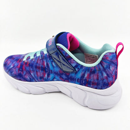 Skechers Dynamic Dash Vivid Paint Blue Kids Girls Size 1.5 Sneakers