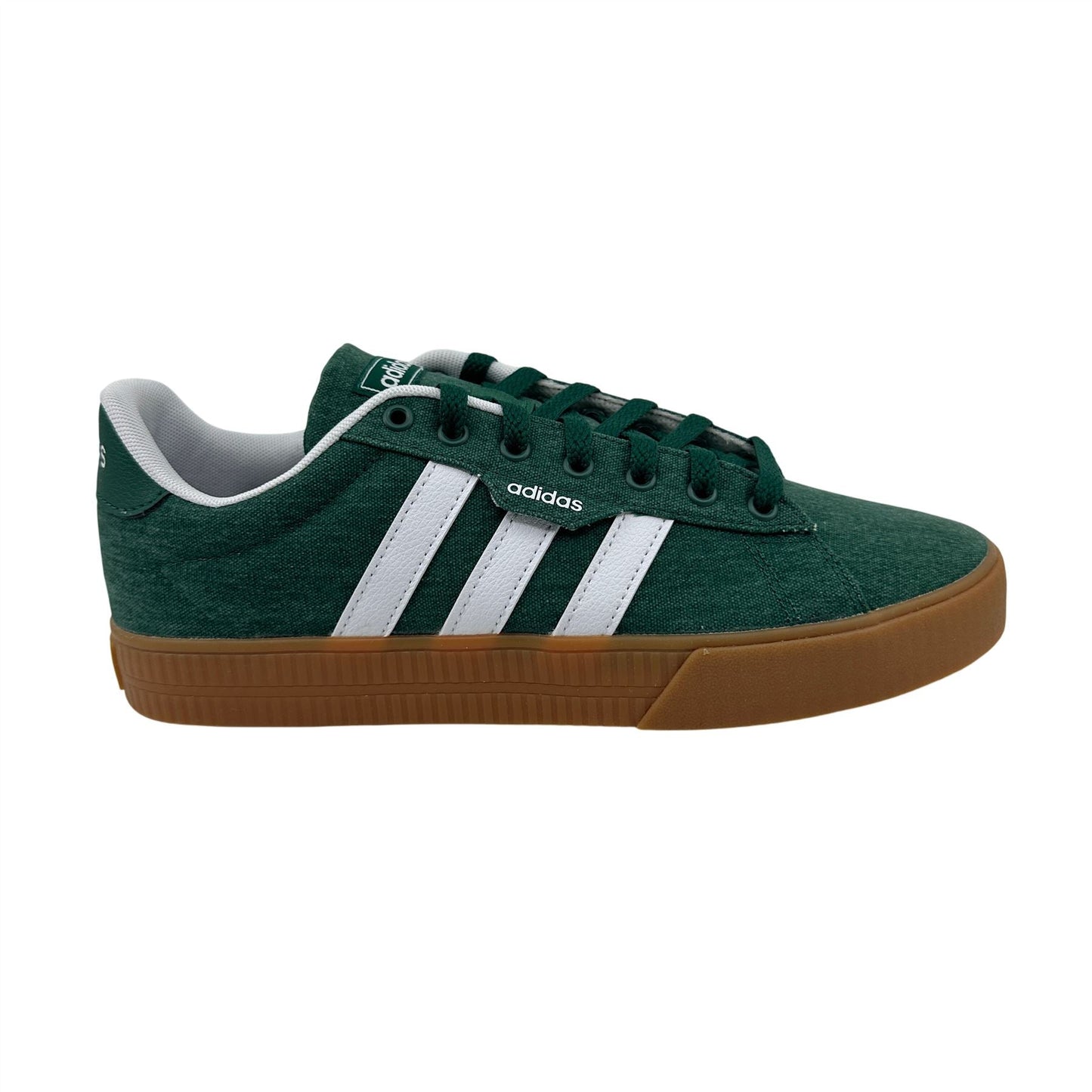 Adidas Daily 3.0 Collegiate Green White Gum Mens Athletic Sneaker