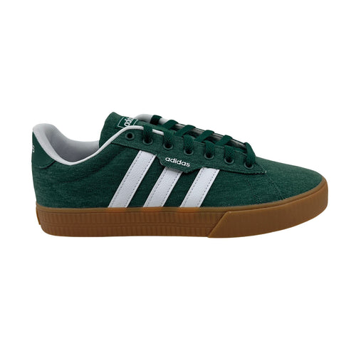 Adidas Daily 3.0 Collegiate Green White Gum Mens Athletic Sneaker