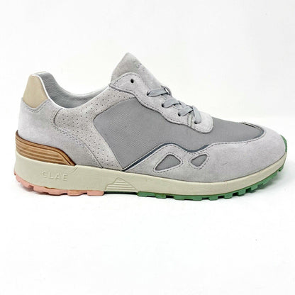 Clae Hayden Microgray Suede Mens Premium Casual Sneakers
