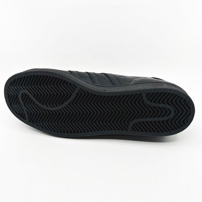 Adidas Superstar Core Black Debossed Carbon Mens Athletic Sneakers