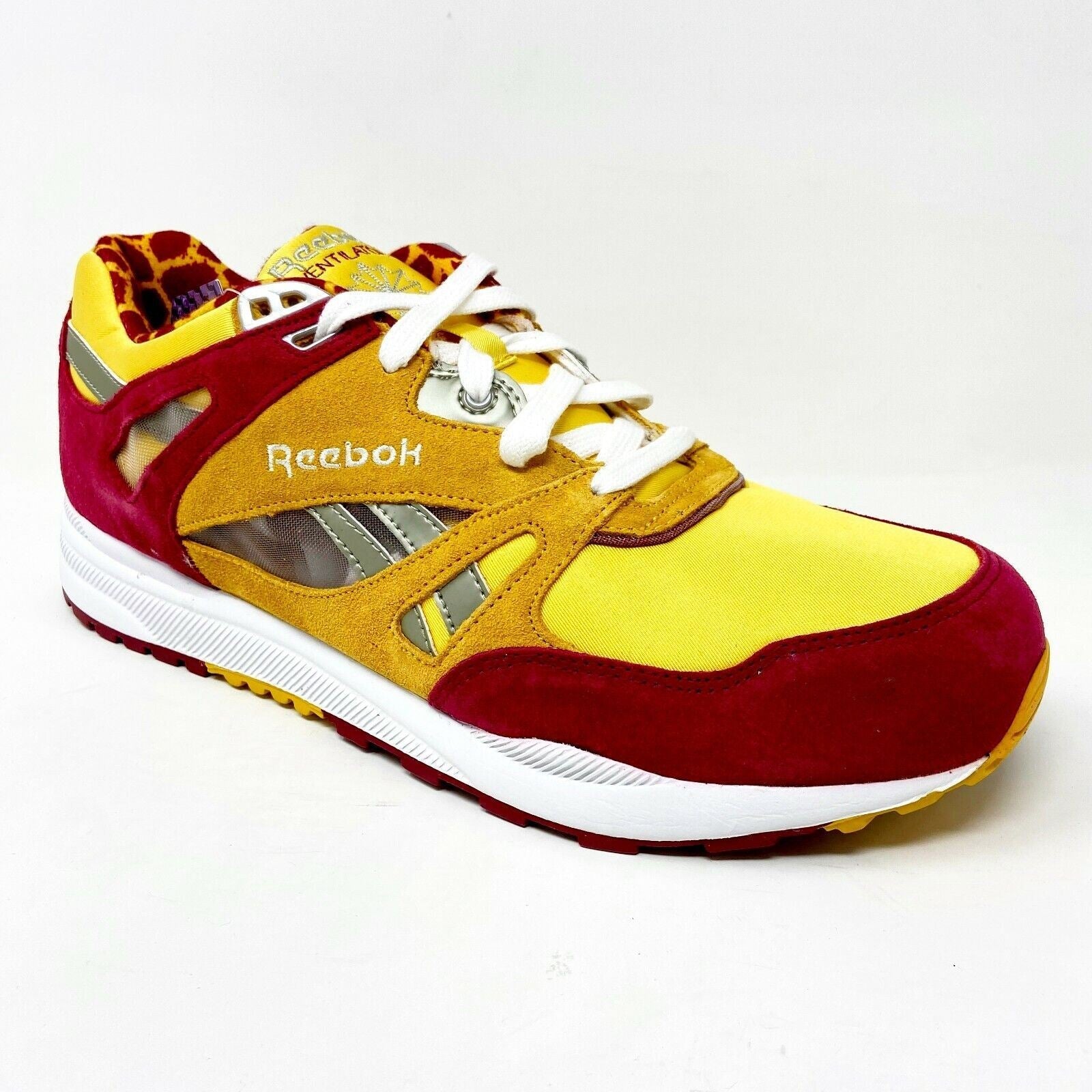Reebok Ventilator Gold Pink White Womens Trainers Sneakers V53319