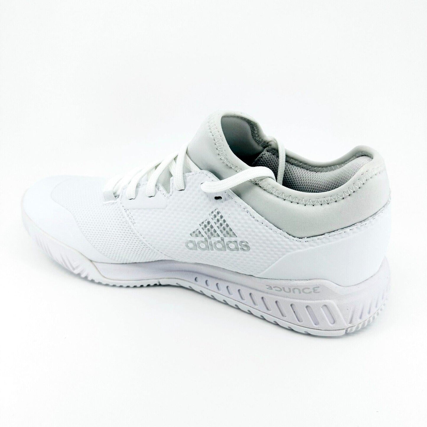 Adidas Court Team Bounce White Black Womens Size 9 Badminton Trainers FX1805