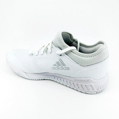Adidas Court Team Bounce White Black Womens Size 9 Badminton Trainers FX1805