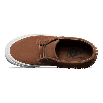 VANS Chukka Moc DX (Suede) Bison Brown White Suede Mens Size 8.5