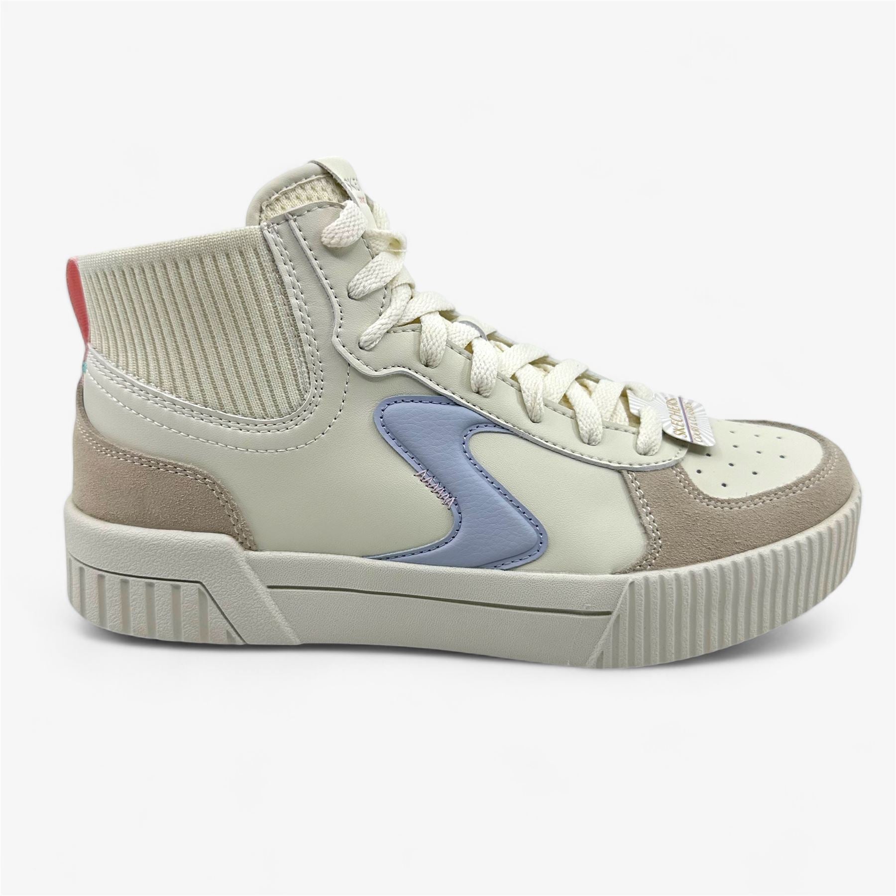 Skechers Jade Cruise Thru Natural Multicolor Womens Court Classics Sneaker