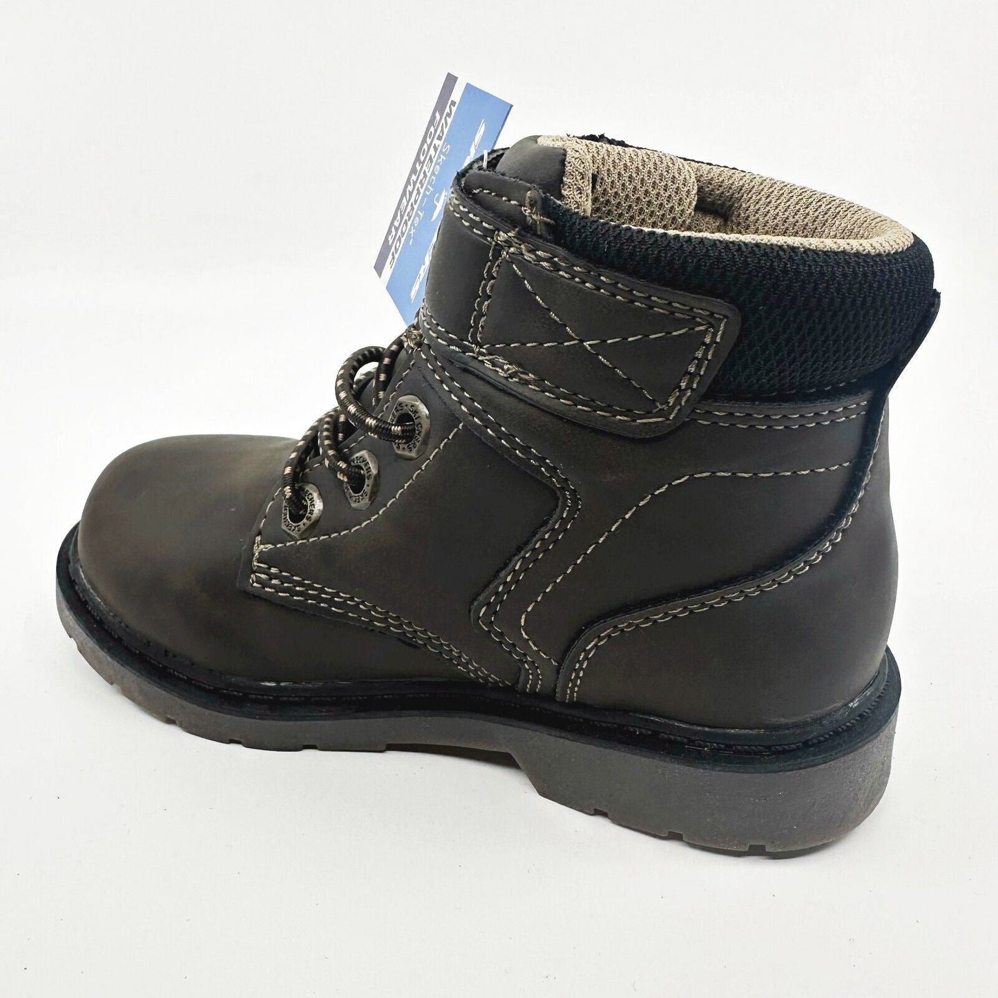 Skechers Rivitz Zethlo Chocolate Kids Size 11 Waterproof Boots