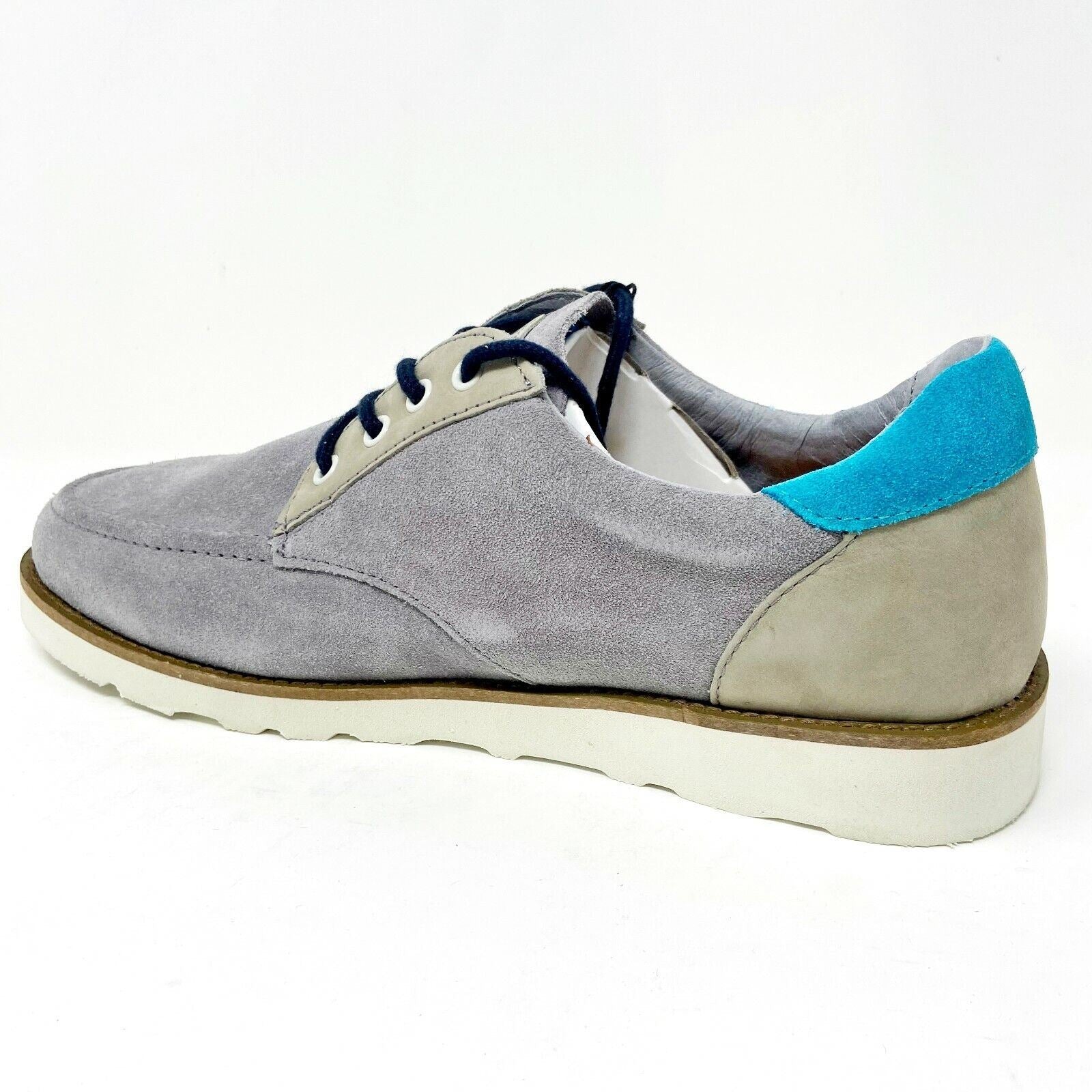 Clae Nicholson Concrete Suede Vibram Gray Mens Casual Sneakers