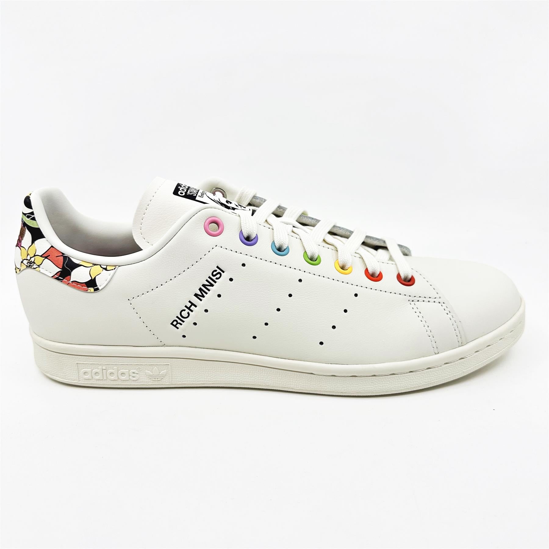 Adidas Stan Smith Pride RM Off White Multicolor Mens Athletic Sneakers