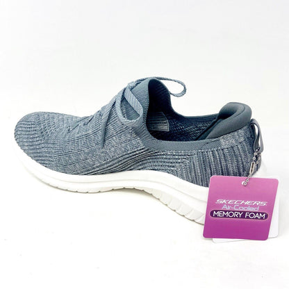Skechers Girls Ultra Flex 2.0 Classic Jump Gray Kids Athletic Sneakers