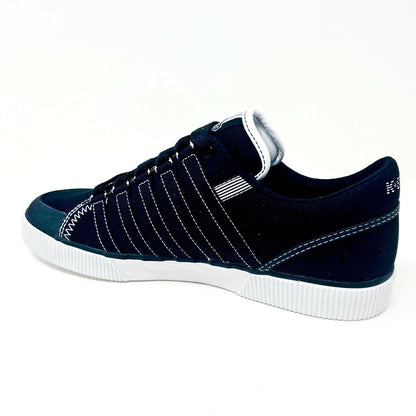 K-Swiss Gowmet Low VNZ Canvas Black White Mens Casual Sneakers 01731002