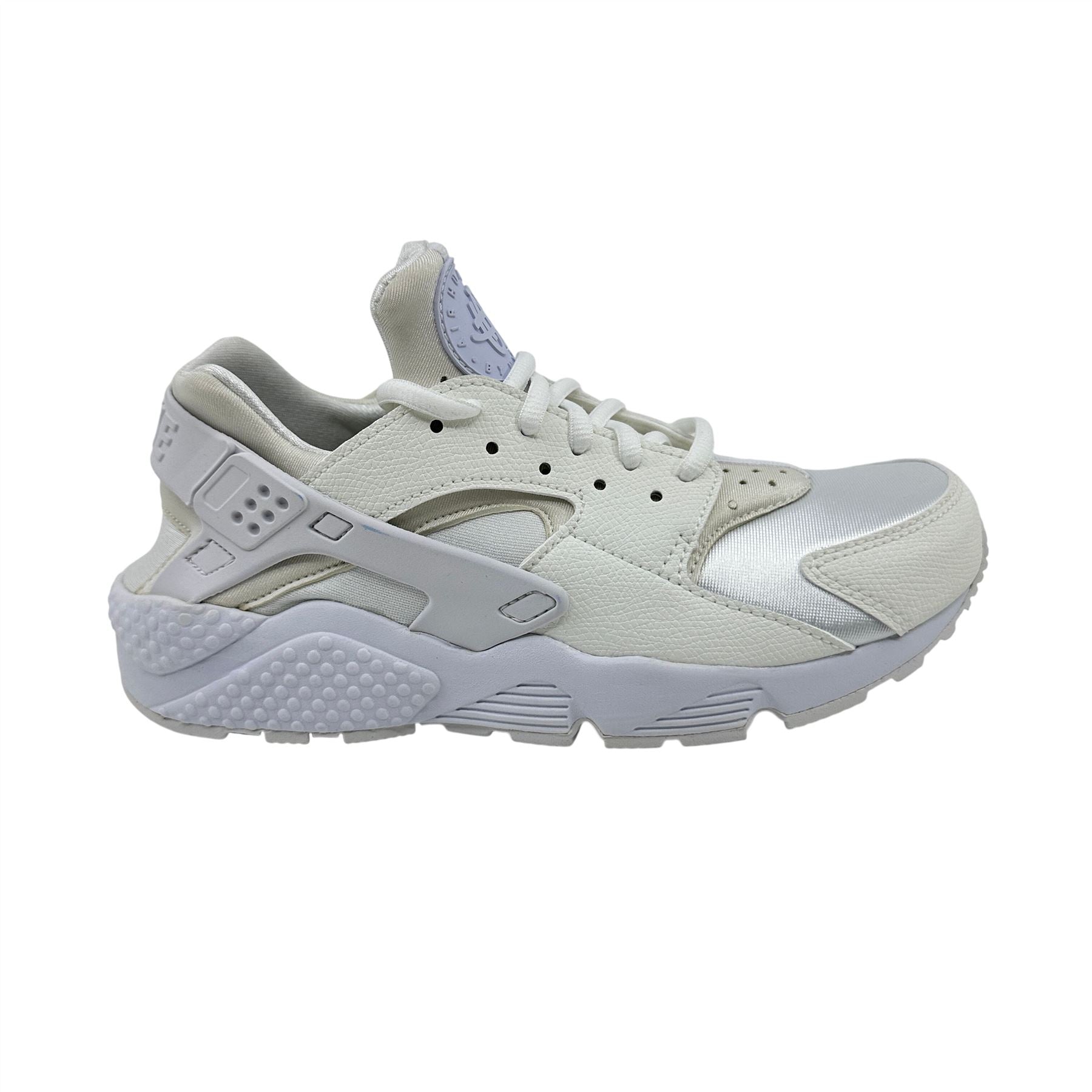Nike Air Huarache Run Triple White Womens Athletic Sneaker