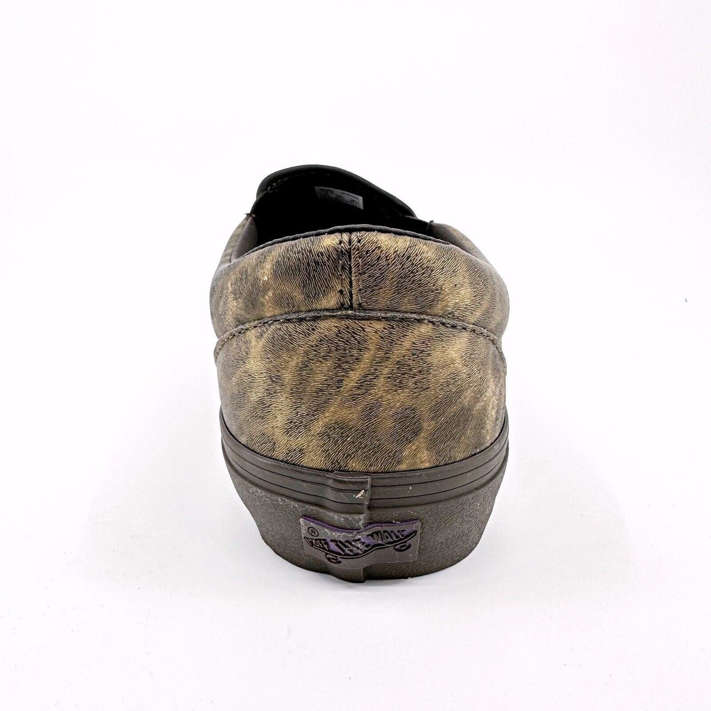 Vans Vault Classic Slip On V (Needles) Brown Zebra Leopard Mens Casual Shoes