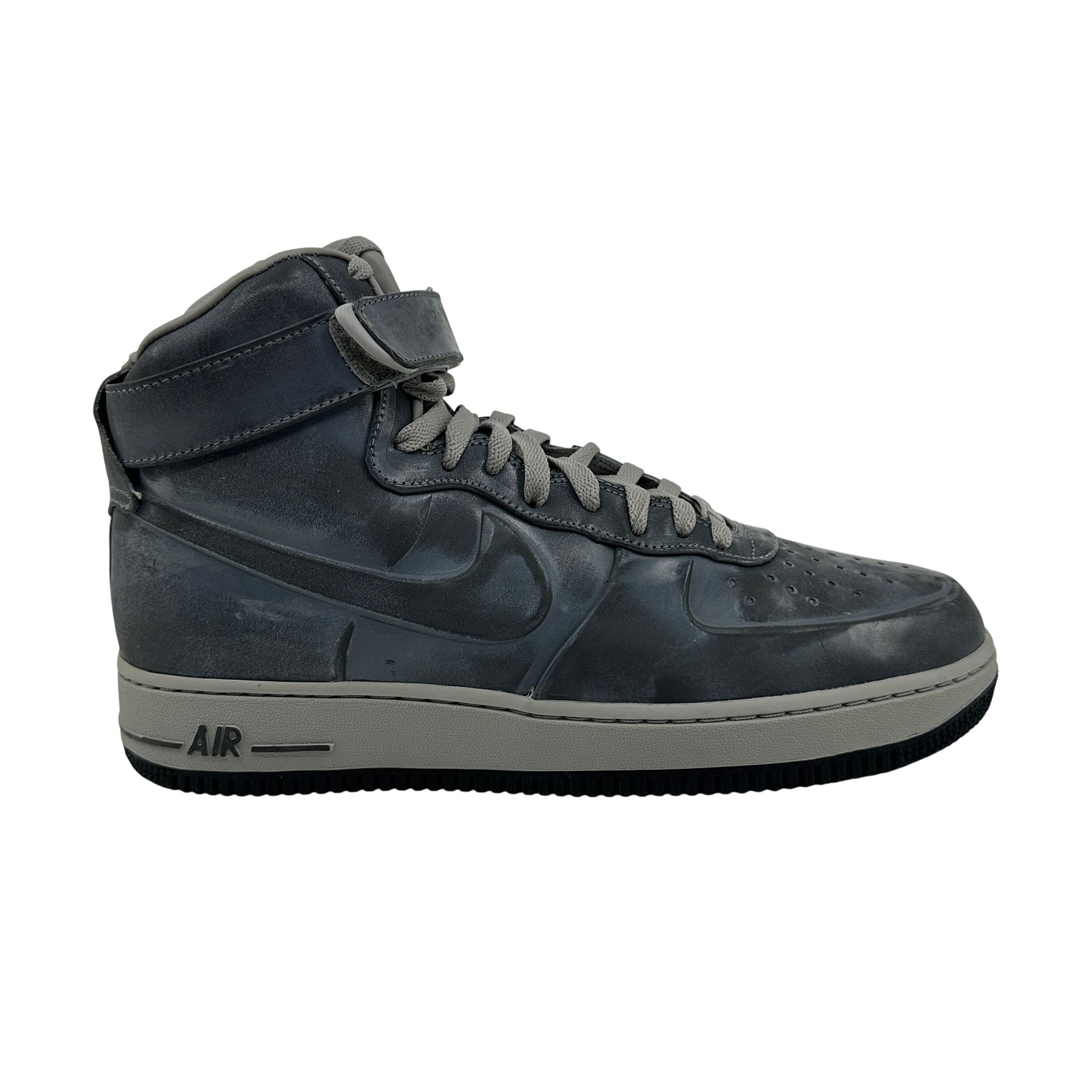 Nike Air Force 1 High VT Supreme Grey Black Mens Athletic Sneaker