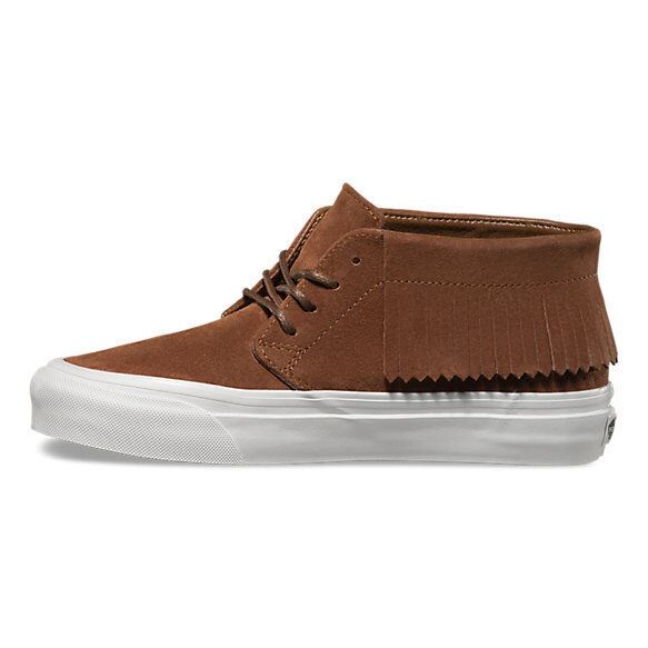VANS Chukka Moc DX (Suede) Bison Brown White Suede Mens Size 8.5