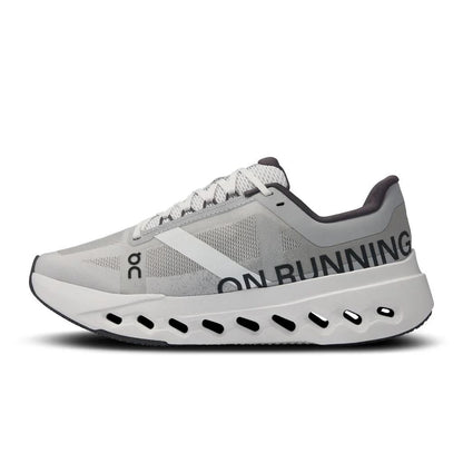 Women's Wide Fit On Cloudsurfer Next Wide Training Shoes - Glacier/White
