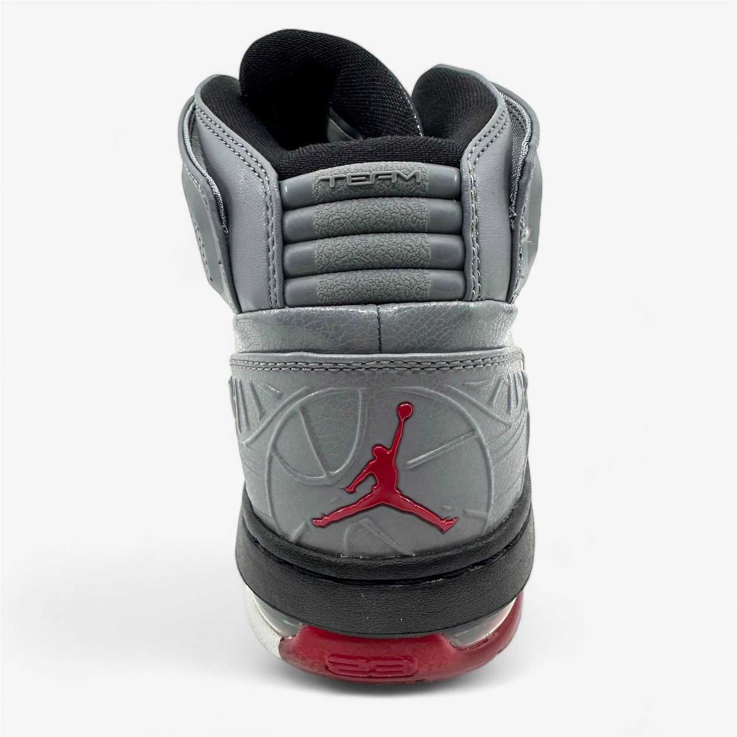 Jordan Ol' School Cool Grey Gym Red Black White Mens Size 10.5 Athletic Sneaker