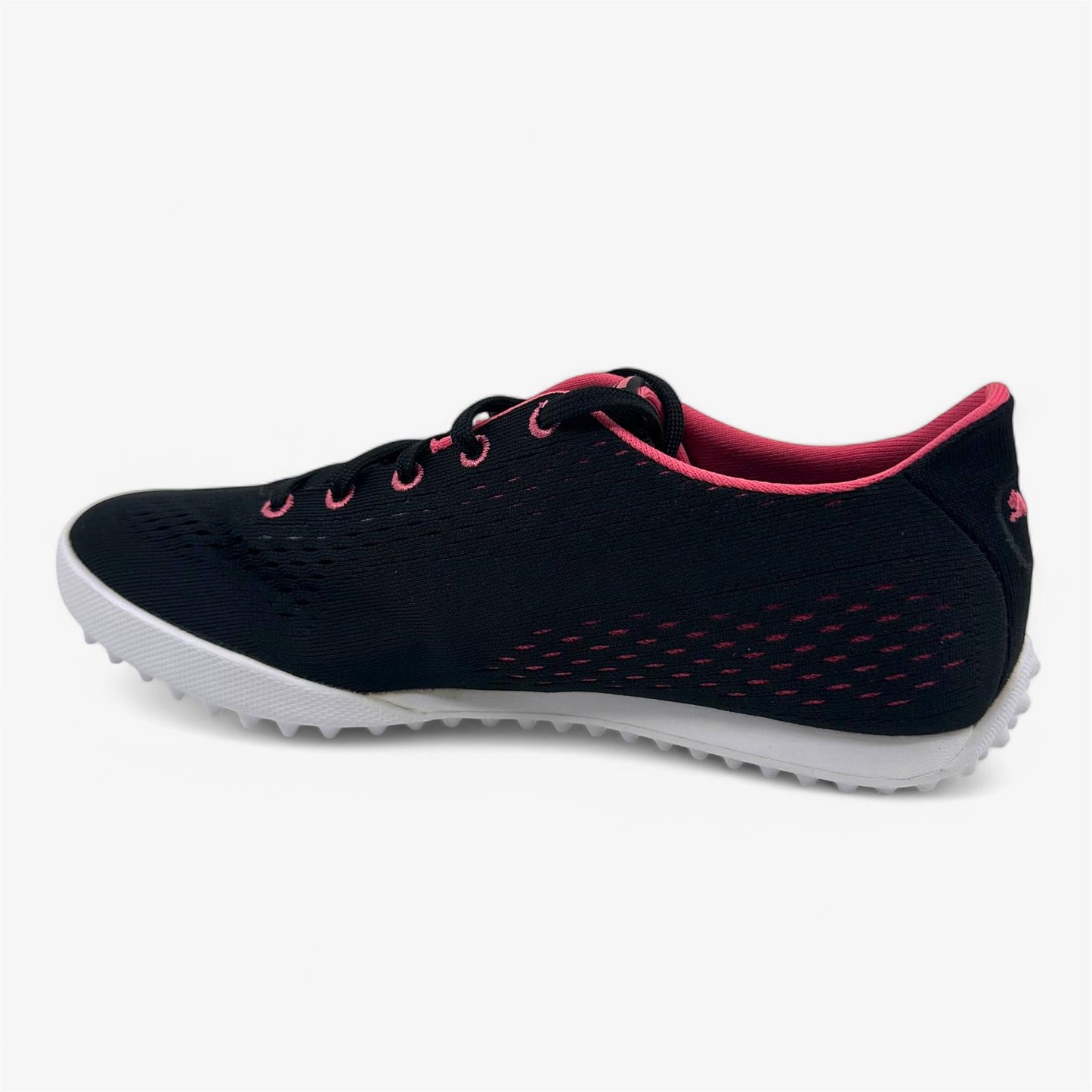 PUMA Monolite CAT Engineered Mesh Black Pink Womens Size 6.5 Spikeless Golf Sneaker