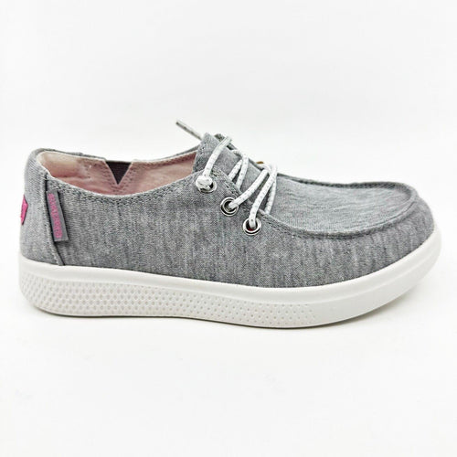 Skechers Skippers Chill Day Gray Kids Girls Size 13 Sneakers