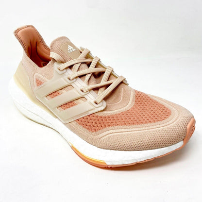Adidas UltraBoost 21 Halo Blush Pink Womens Running Shoes Sneakers S23838