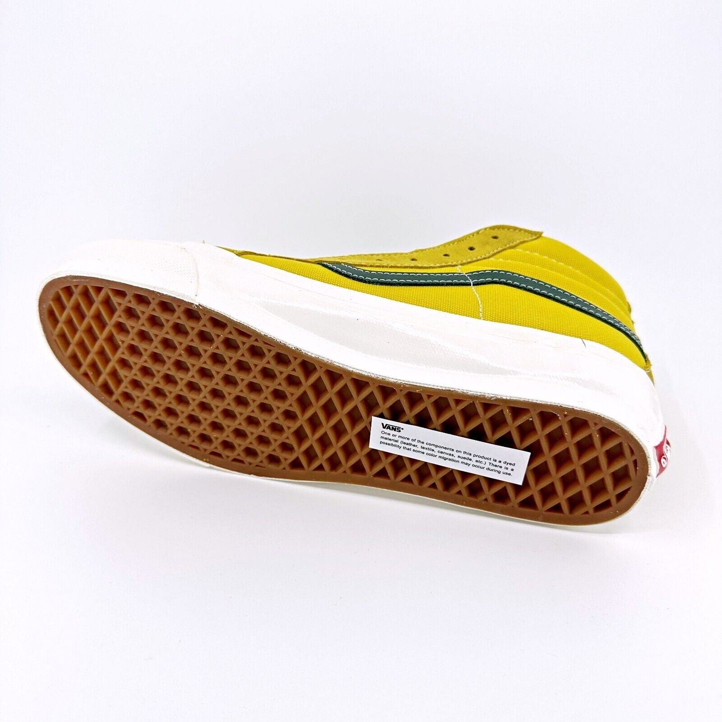Vans Vault OG Sk8 Hi LX (Suede Canvas) Green Sulphur Mens Casual Shoes