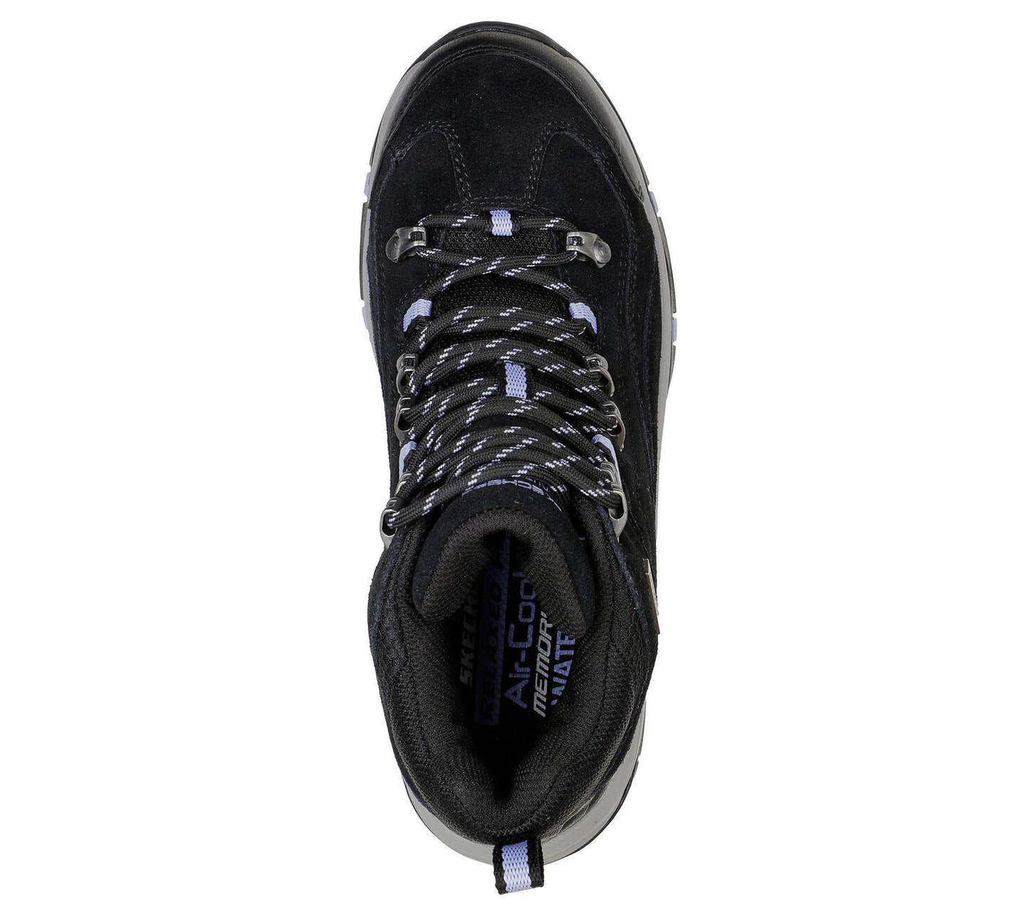 Women's Relaxed Fit Skechers 167004 Trego Alpine Trail Outdoor Hiking Boots - Black/Charcoal