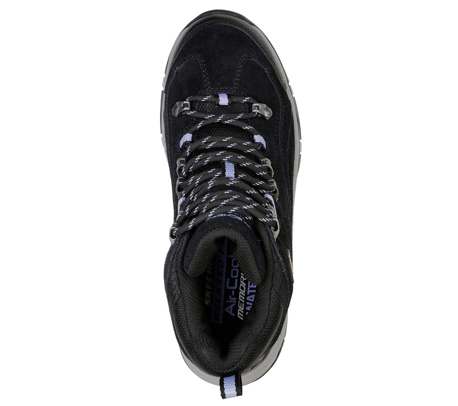 Women's Relaxed Fit Skechers 167004 Trego Alpine Trail Outdoor Hiking Boots - Black/Charcoal