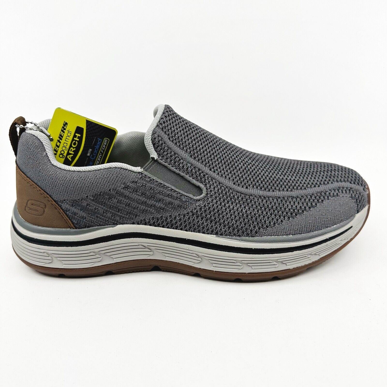 Skechers Remaxed Mendel Gray Mens Size 8.5 Slip On Shoes
