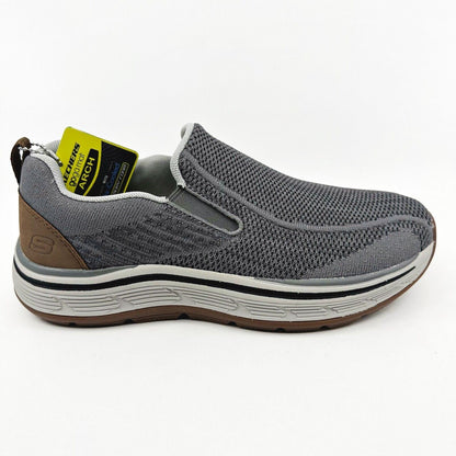 Skechers Remaxed Mendel Gray Mens Size 8.5 Slip On Shoes
